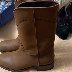 Chanel leather boots